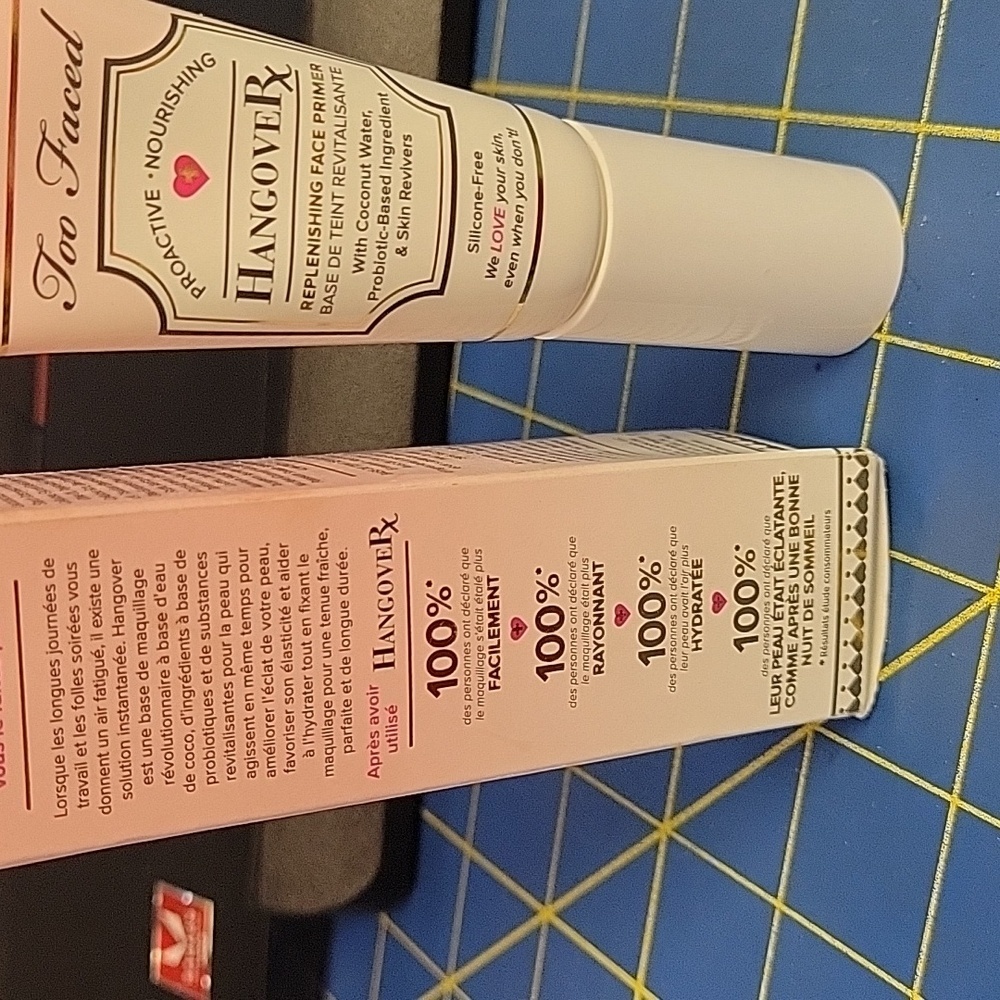 Too Faced Pink Hangover Rx Replenishing Face Primer 20ml New - Picture 3 of 4